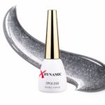 Oja semipermanentă XDynamic 037 – Graphite Silver Glitter