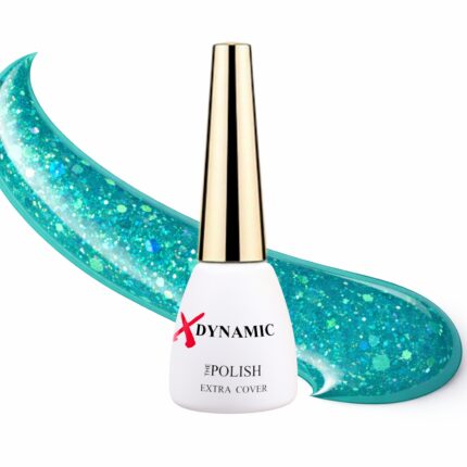Oja semipermanentă XDynamic 051 – Turcoaz glitter intens cu reflexii oceanice