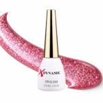 Oja semipermanentă XDynamic 062 – Roz intens cu glitter fin și reflexii strălucitoare