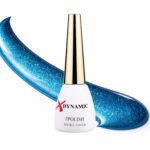 Oja semipermanentă XDynamic 064 – Albastru turcoaz metalizat cu reflexii glitter