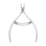 Clește cuticule profesional X-Line 5 mm pentru palme mari cu arc spirală