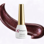 Ojă Semipermanentă XDynamic 12ml – nuanța 004 Rose Gold Burgundy Glitter Intens