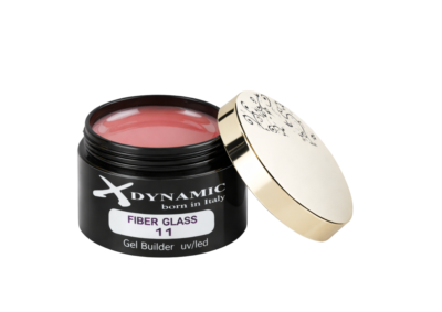 Gel Builder Dynamic Fiber Glass 11 – Roz Natural cu Fibra de Sticlă
