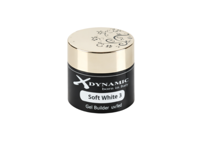 Gel Builder Dynamic Soft White 3 – Alb Natural Soft - imagine 2