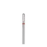 Freză carbură de tungsten – cilindru rotunjit, roșu L-6,5 MM, Ø2,3 MM