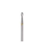 Freză carbură de tungsten – picătură rotunjită, galben L-4,0 MM, Ø2,3 MM