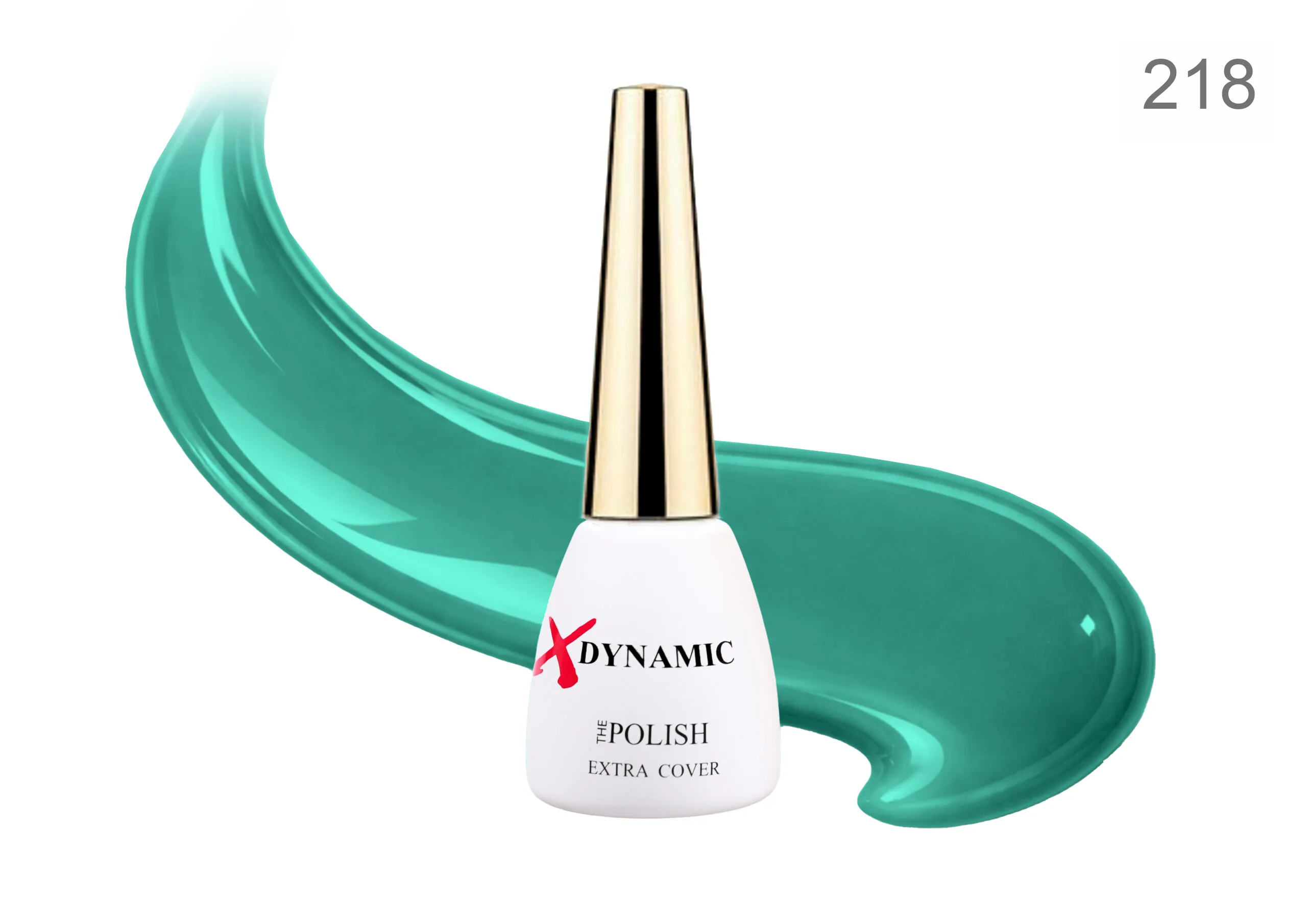 218-scaled Ojă Semipermanentă XDynamic 12ml – nuanța 218 Turcoaz Menta - imagine 1
