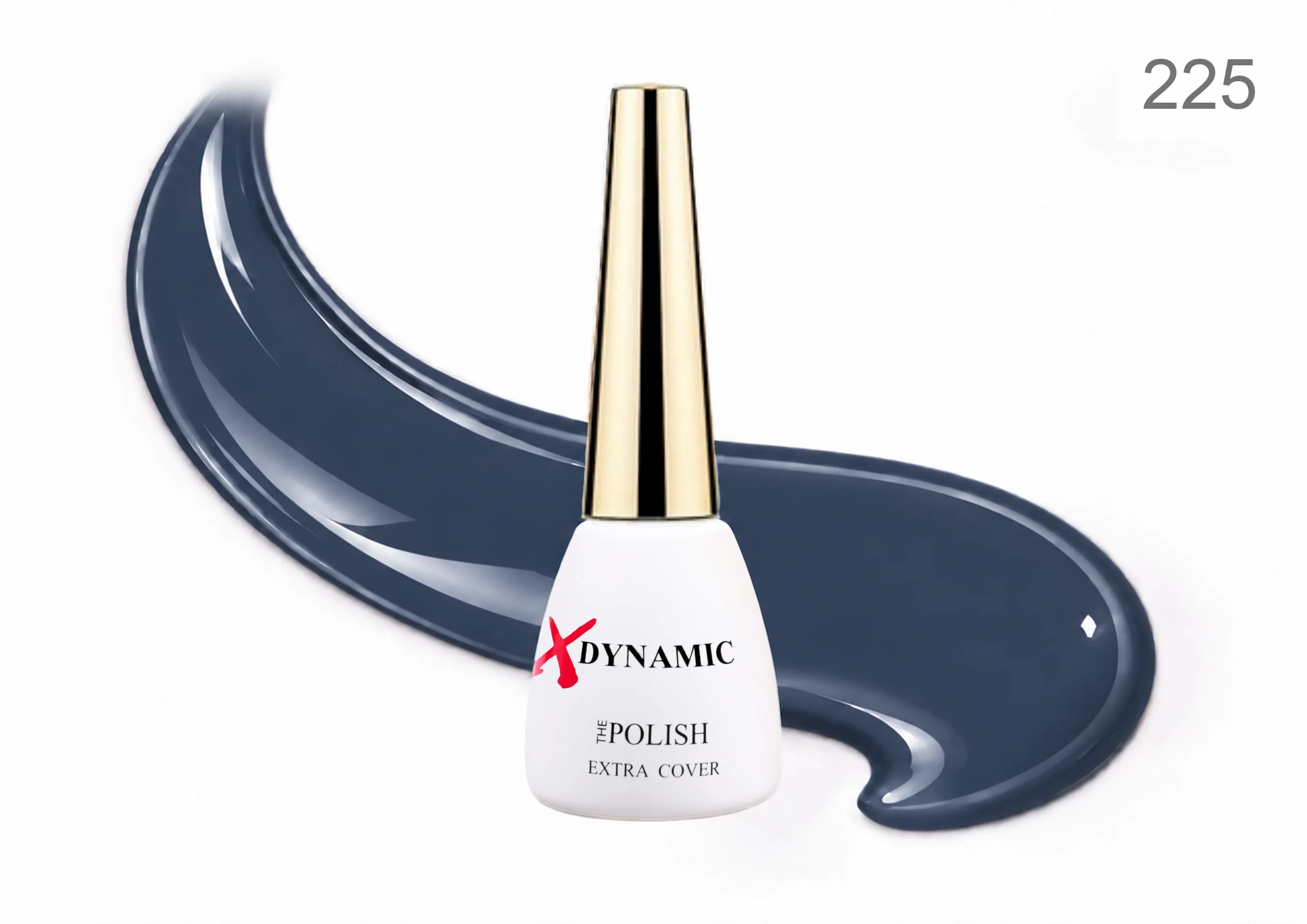 225-scaled Ojă Semipermanentă XDynamic 12ml – Nuanța 225 Albastru petrol - imagine 1
