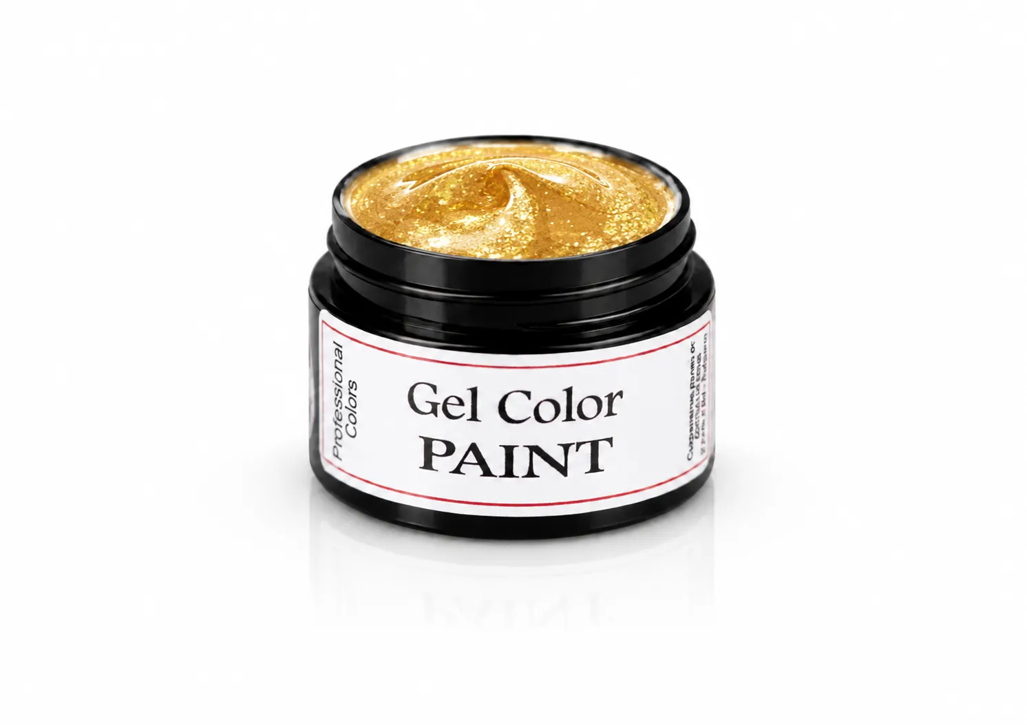 gel-paint-gold-xdynamic Gel Color XDynamic 5ml – Auriu pentru Nail Art - imagine 1
